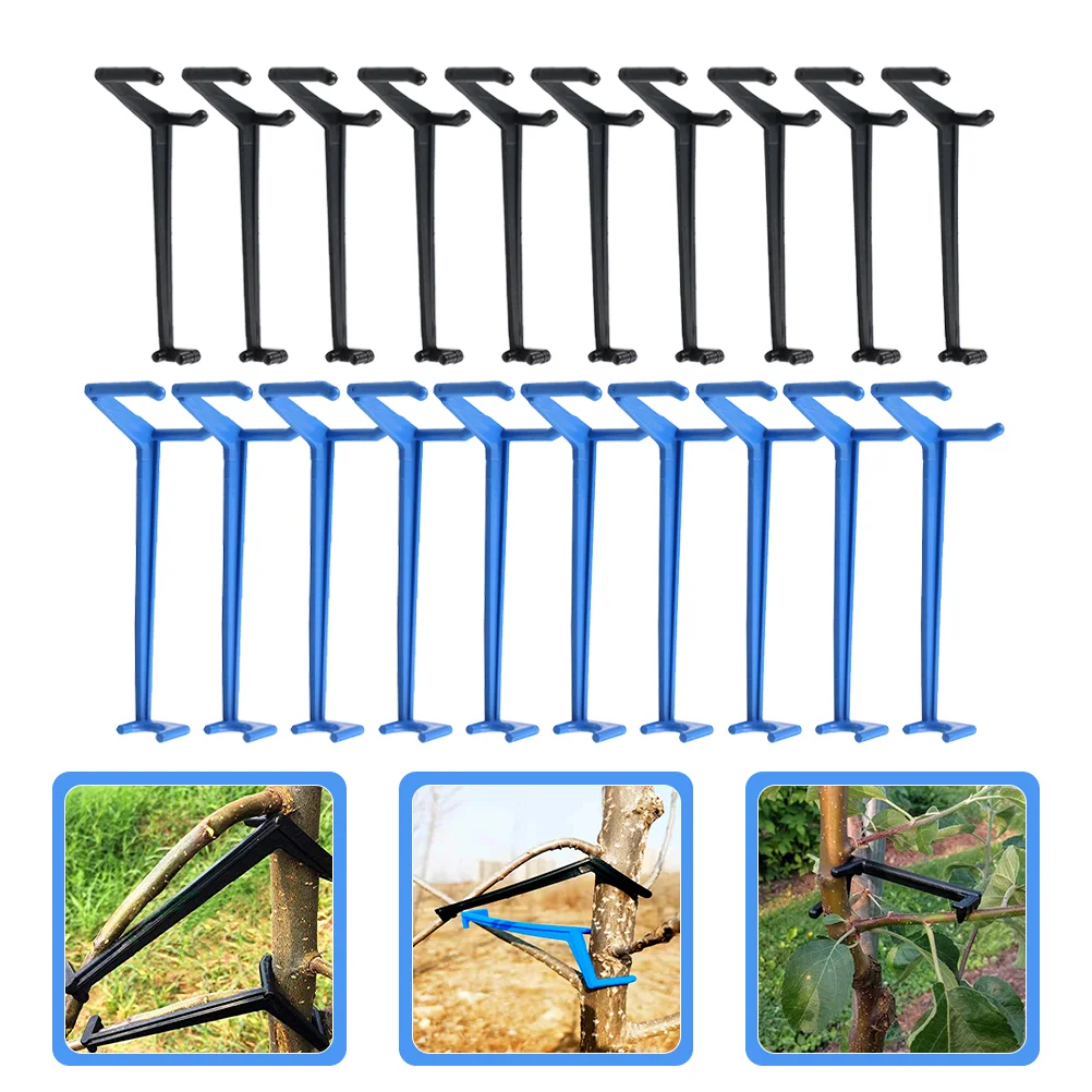 Fruit Tree Pruning Tools 20 Pcs Spreader Plants Branch Forms Fixture Stem Trainer Pp Bending Twig Clamps