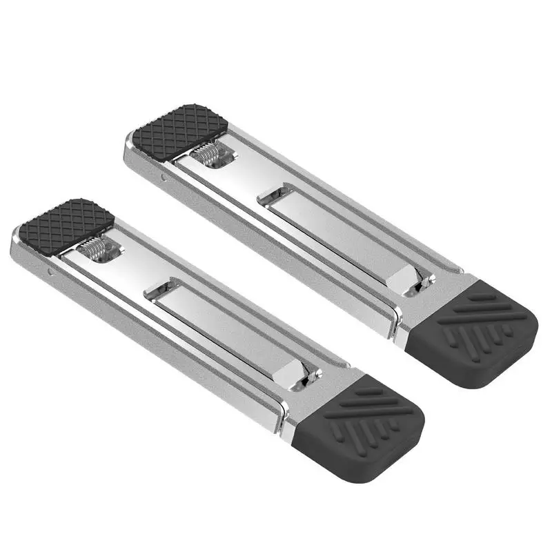 

Portable Mini Laptop Stand 2 Pieces Notebook Stand Feet Adjustable Keyboard Riser Nonslip Aluminium Alloy Heat Dissipation Stand