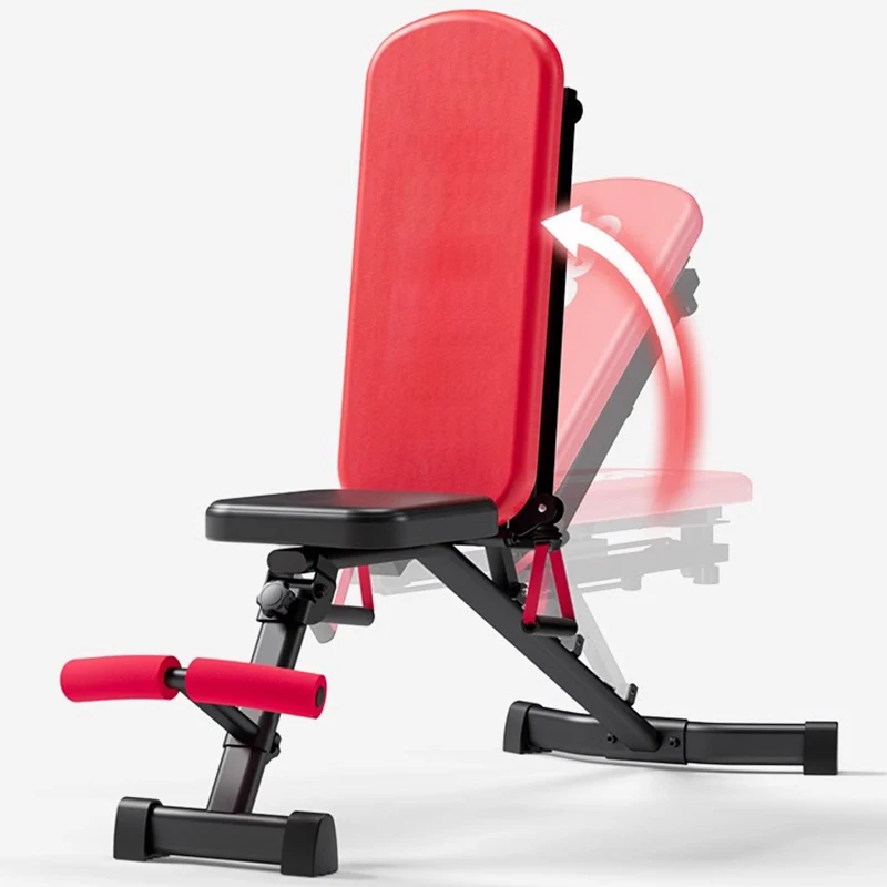 Dumbbell bench household multifunctional sit-up board bird fitness chair professional pull strength bench press