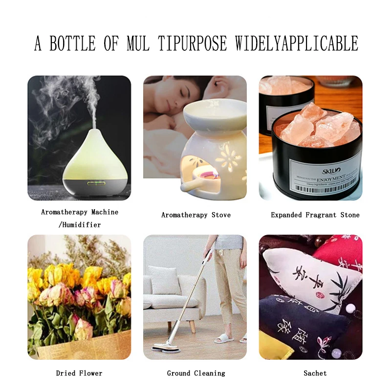 Essential Oils 12 Flavors 10ml for Aroma Diffuser Air Humidifier