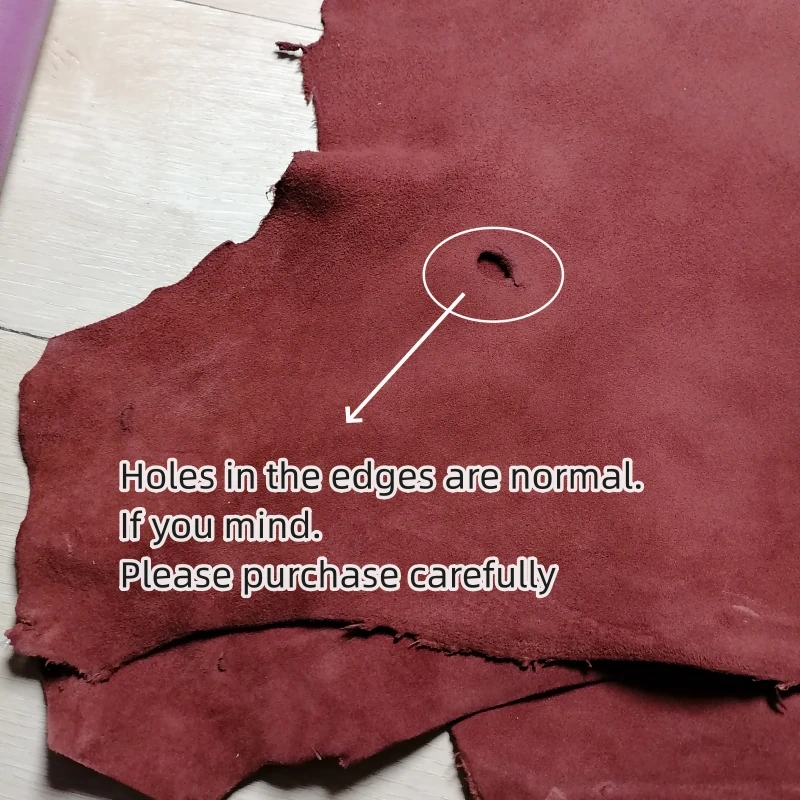 0.8/1mm 브릭 레드 캐시미어. 첫 번째 레이어 가죽. 진짜 가죽 원단. 내부용 수제 DIY. 전체 양가죽