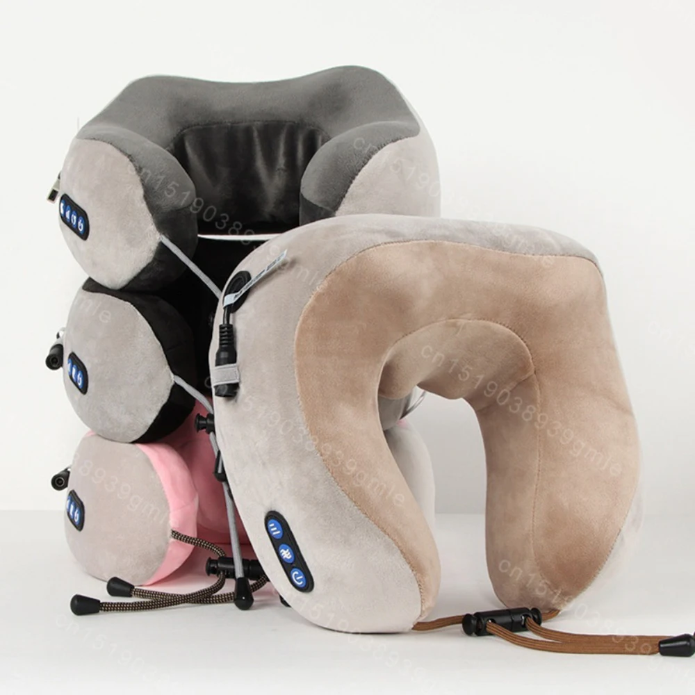 Rechargeable Neck Massager U Shaped Pillow Multifunctional Portable Shoulder Cervical Massager Outdoor Home Car Relaxing Massage