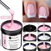 UR SUGAR 150g Extension French Acrylic Gel Soak Off UV LED Camouflage Color Hard Gel Jelly Fast Dry Nail Building Extend Gum Gel 1