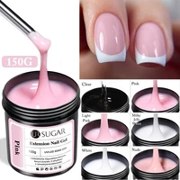 UR SUGAR 150g Extension French Acrylic Gel Soak Off UV LED Camouflage Color Hard Gel Jelly Fast Dry Nail Building Extend Gum Gel 1