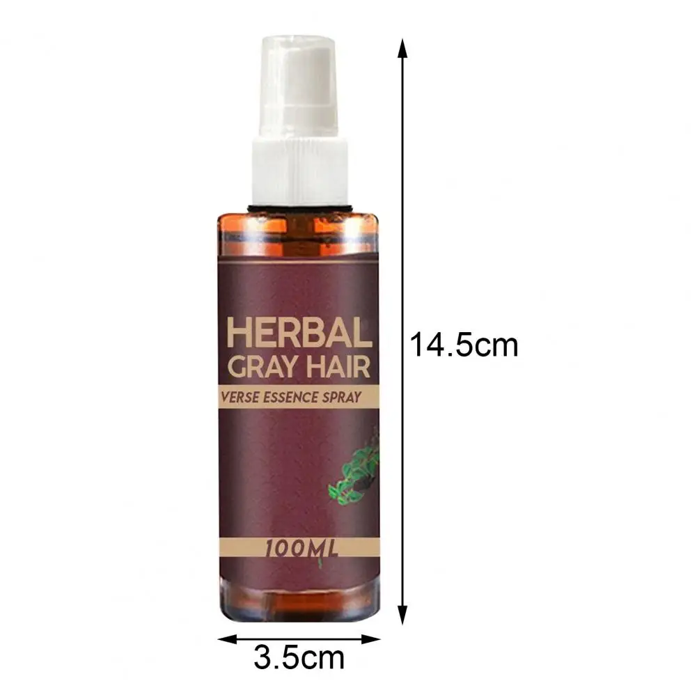 

Effective 100ML Helpful Herbal Grey Hair Spray Hair Styling Spray Gentle
