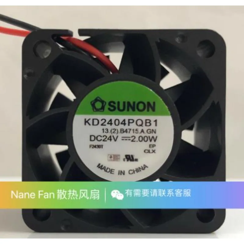 Новый вентилятор охлаждения для SUNON KD2404PQB1 DC24V 2,00 Вт 4028 4 см преобразователь частоты охлаждающий вентилятор 40*40*28 мм