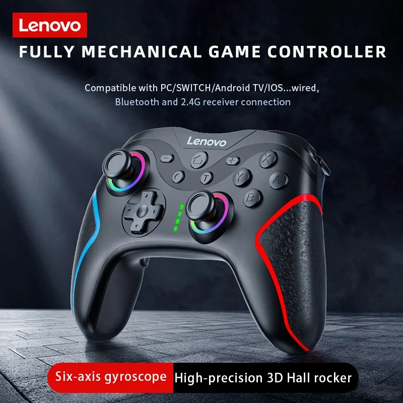 Lenovo Gaming Controller 4個セット New Lenovo Six-Axis Gamepads S01 Wireless Bluetooth 2.4G