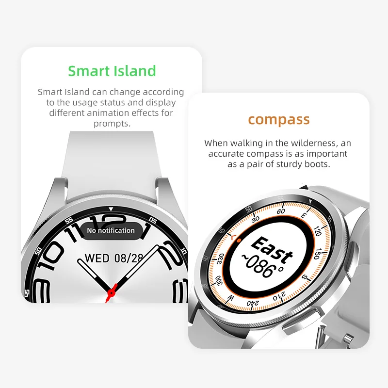 JS Watch 6 Max AMOLED Ʈ ġ ȸ ,  ư,    Ʈġ,  , 1.43 ġ