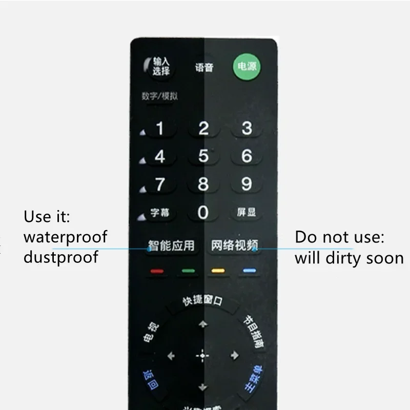 10 Pcs Transparent Heat Shrink Film Bag for TV Box Remote Control