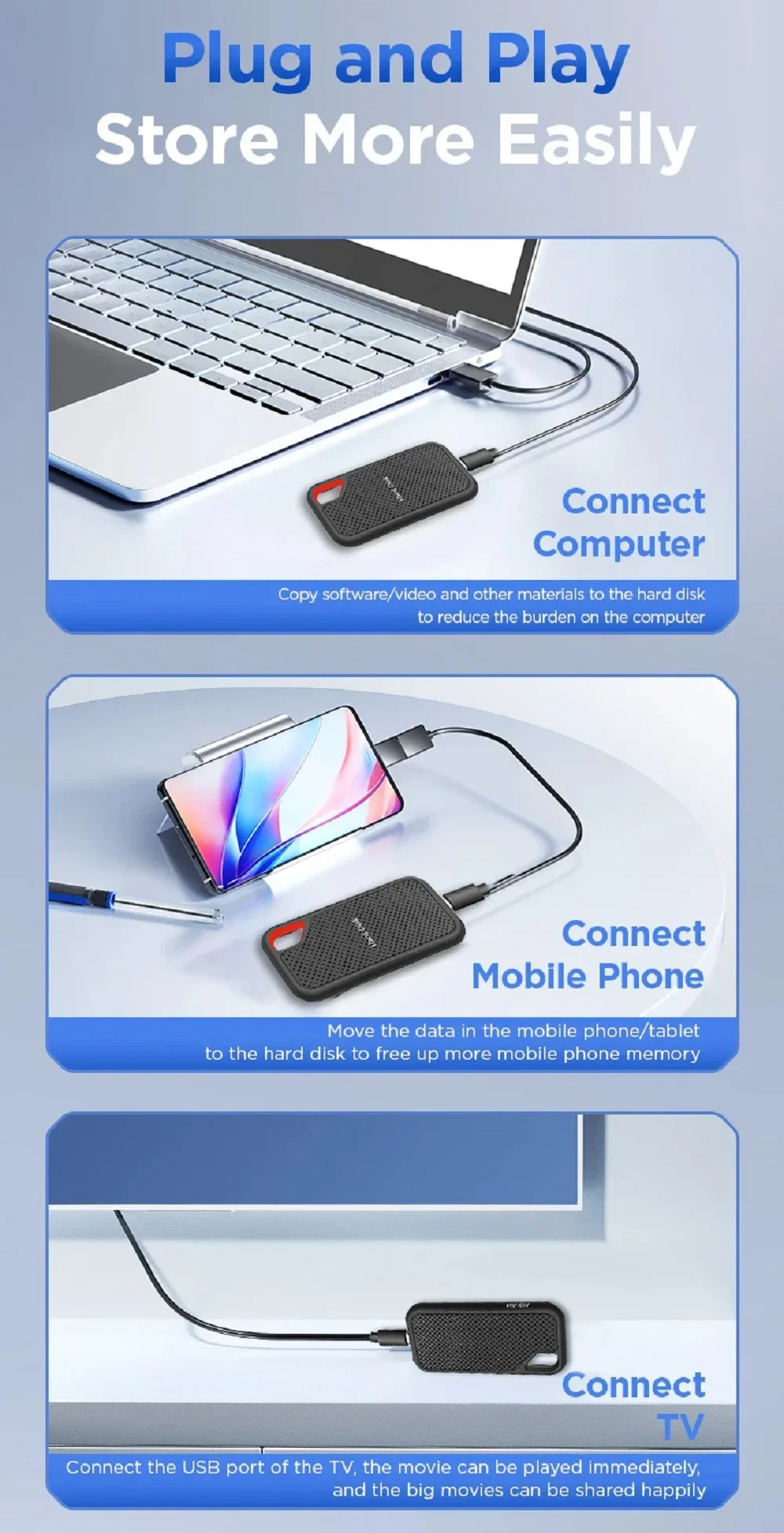 ޴  ϵ ̺,   ָ Ʈ ̺, Ʈ  PC  ϵ ̺, 1TB SSD ϵ ũ, 2TB, ǰ