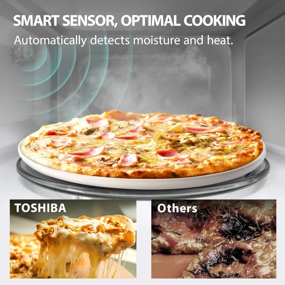 ML2-EM12EA(BS) Countertop Microwave Oven With Stylish Design As Kitchen Essentials, Smart Sensor, ECO Mode & Mute Function 2