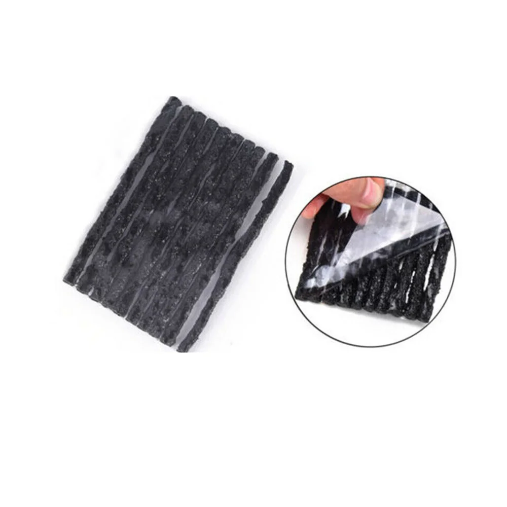 50Pcs Car Tubeless Tire Repair Strips for Tyre Puncture Emergency Car Motorcycle Bike Rubber Strips Tire Repair Tools