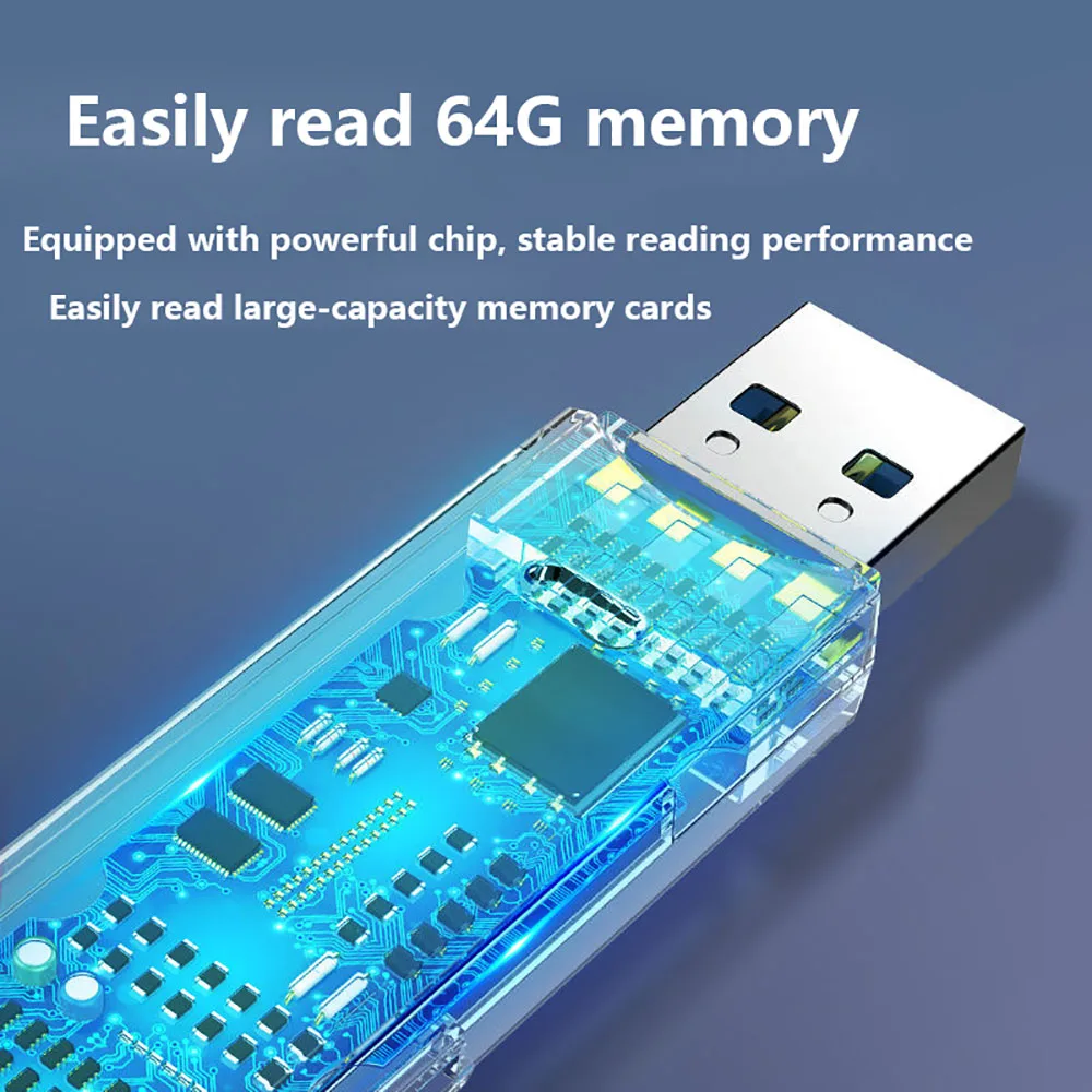 2 in 1 카드 리더 USB 3.0 마이크로 SD TF 카드 메모리 리더 고속 멀티 카드 쓰기 어댑터 플래시 드라이브 노트북 액세서리