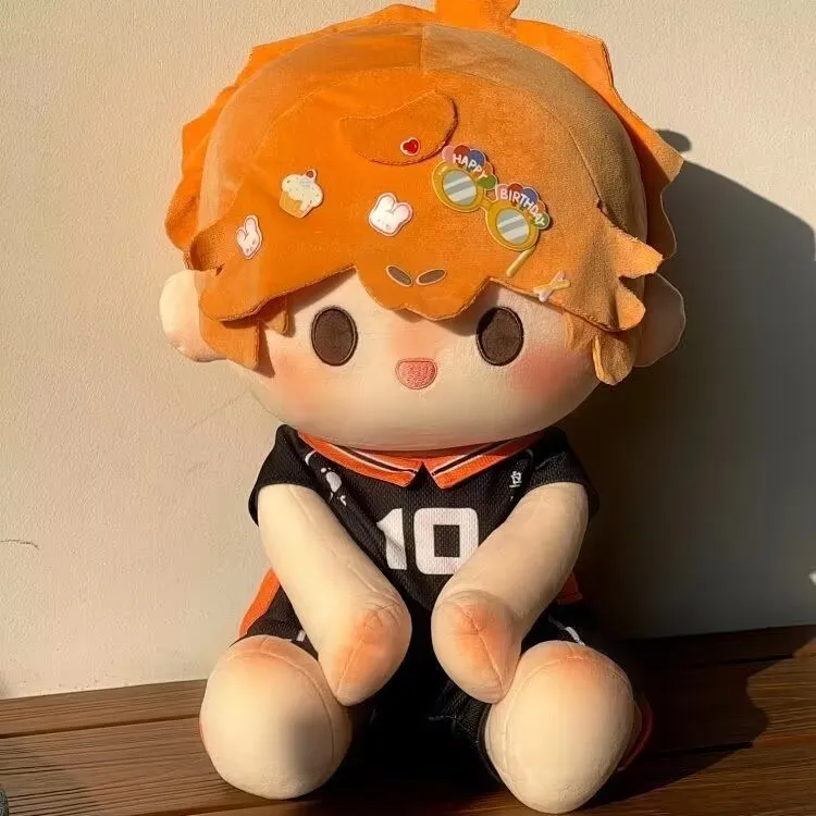 

40CM New Anime Game Haikyuu Shoyo Hinata Hinata Shoyo Cute Plush Cotton body Cartoon Change Clothes Plushie Pillow Birthday Gift