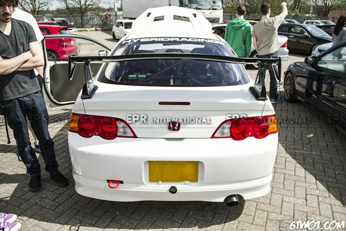 インテグラ　dc5 RSX ホンダ02-06インテグラDC5アキュラrsxムースタイルカーボン光沢