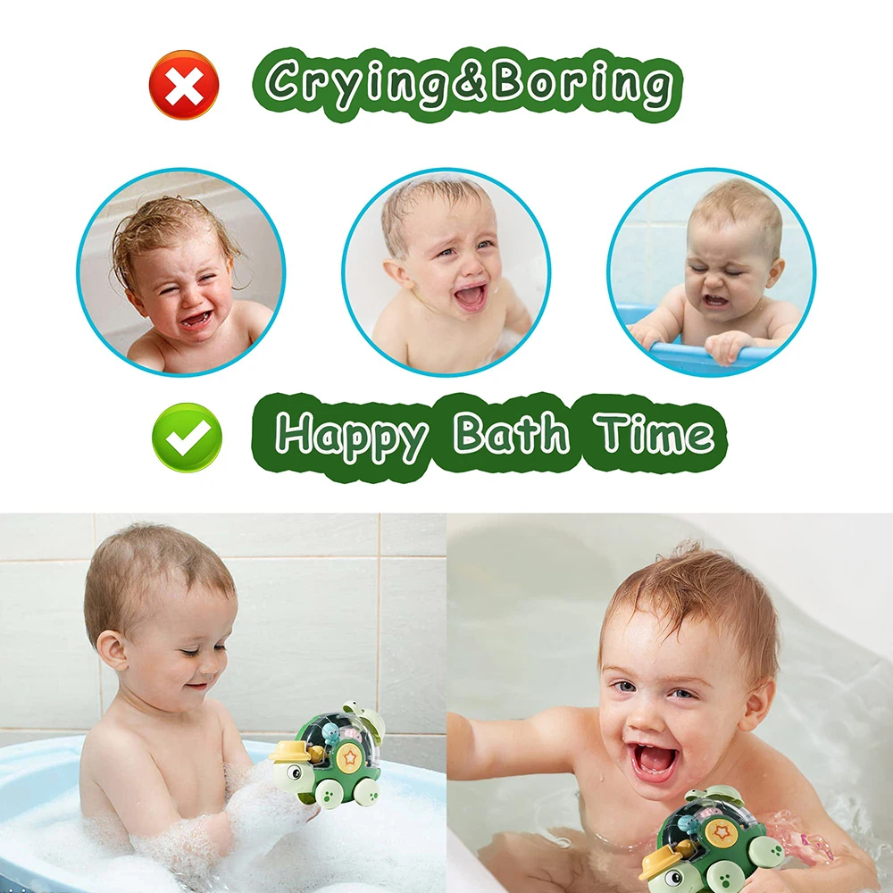 Bath Toys for Kids Ages 4-8 Years with Bathtub Toy Holder, Soft