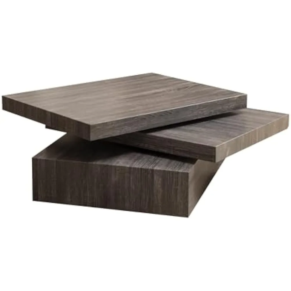 Modernesque Rotating Coffee Table, Black, 23.62 in x 31.5 in x 13 in  coffe tables 2
