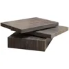 Modernesque Rotating Coffee Table, Black, 23.62 in x 31.5 in x 13 in  coffe tables 2
