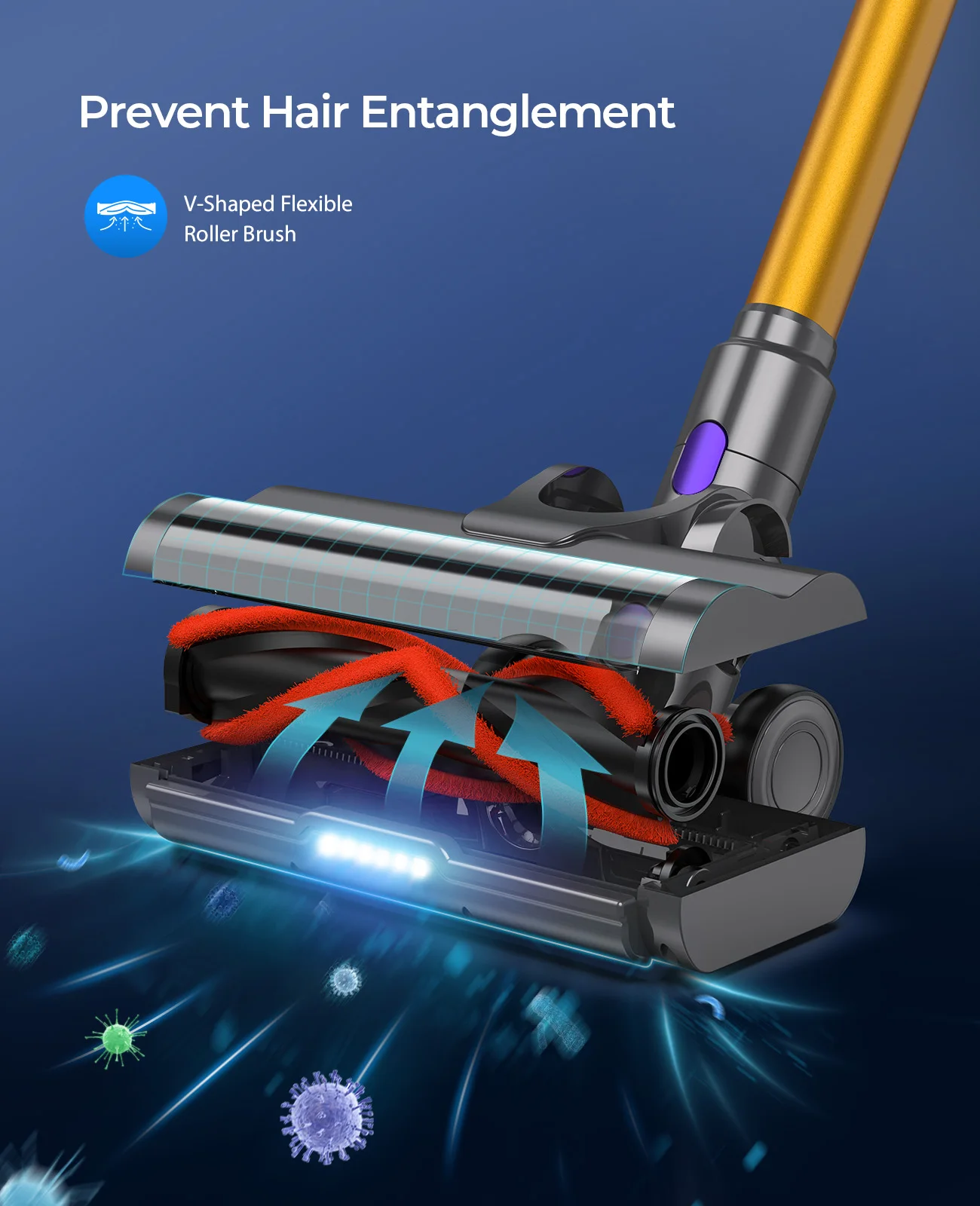 400W 33000PA Suction Power Handheld Cordless Wireless Handheld Vacuum