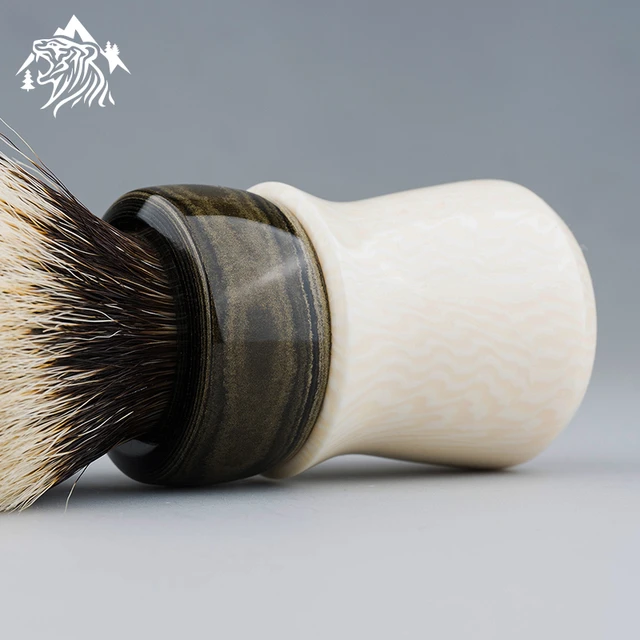 MO BRUSH-Warhammer-Pinceau de rasage Mix Storm Ebonite, modèle 2022,  poignée uniquement