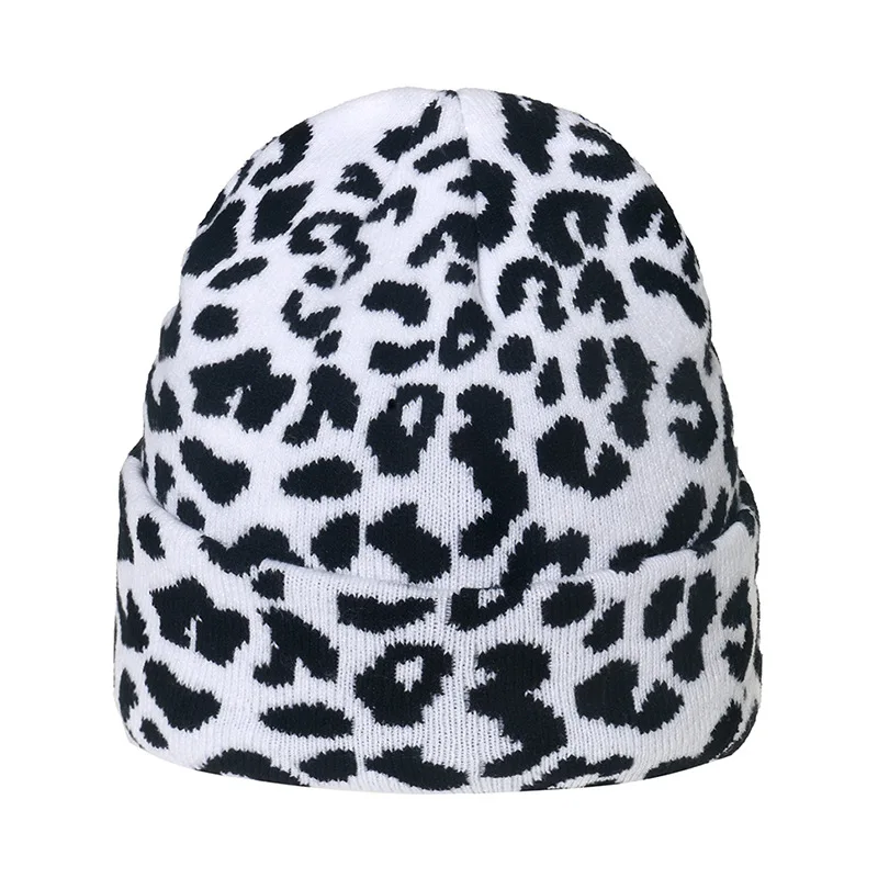 

New Autumn and Winter Wool Hat New Outdoor Leisure Ski Hat Women's Warm Jacquard Camouflage Knitted Hat Men