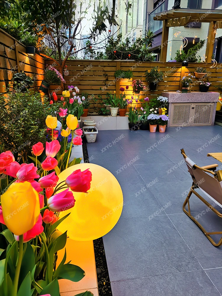 

Courtyard Garden Layout Design Lamp Collection Outdoor Solar Lamp Courtyard Landscape Floor Lamp Waterproof Landscape Lamp