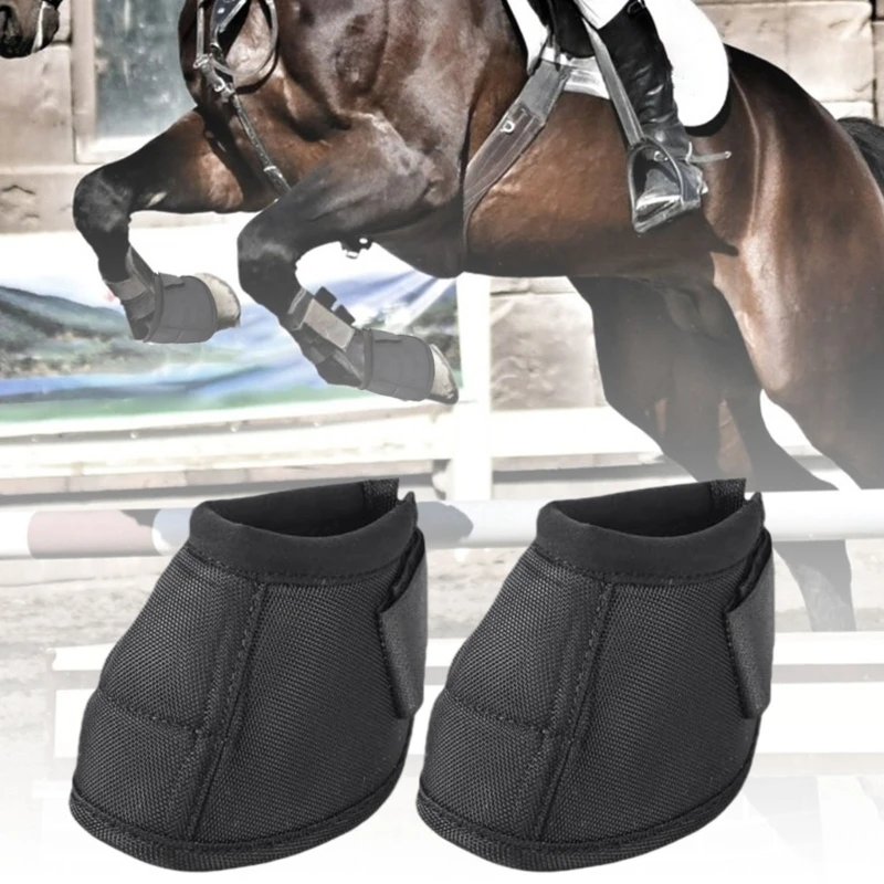 Tear Resistant Horse Protective Bells Boot Horse Hoofs Protection Boot Soft Shells Overreach Protective Gear