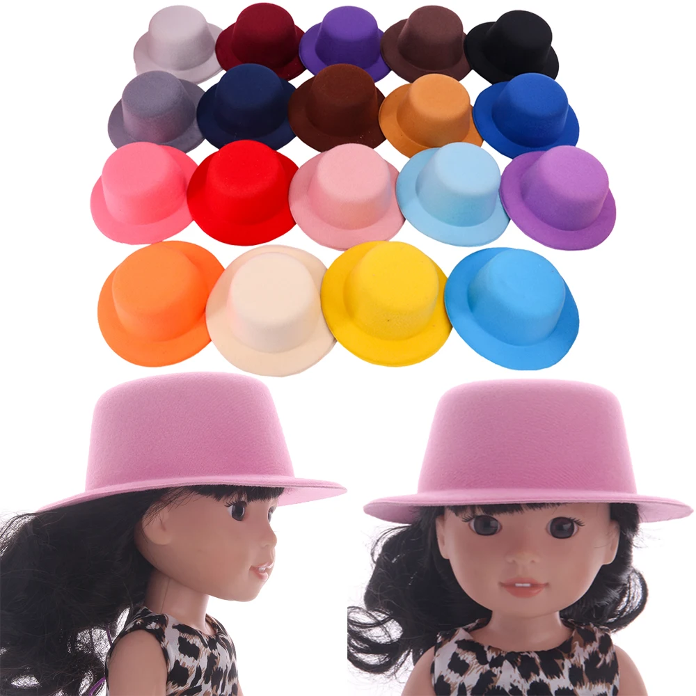 Doll Accessories Plush Doll Accessories Plush Cute Doll Hat For Paola Reina & 1/3 1/4 1/6 BJD Blyth & 14.5 Inch Wellie Wisher Doll