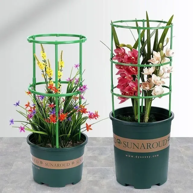 Green Plant Support Pile Frame Greenhouse Arrangement Semicircle Fixed Rod Indoor Flower Plants Vine Climbing Bracket Hock Pen 3