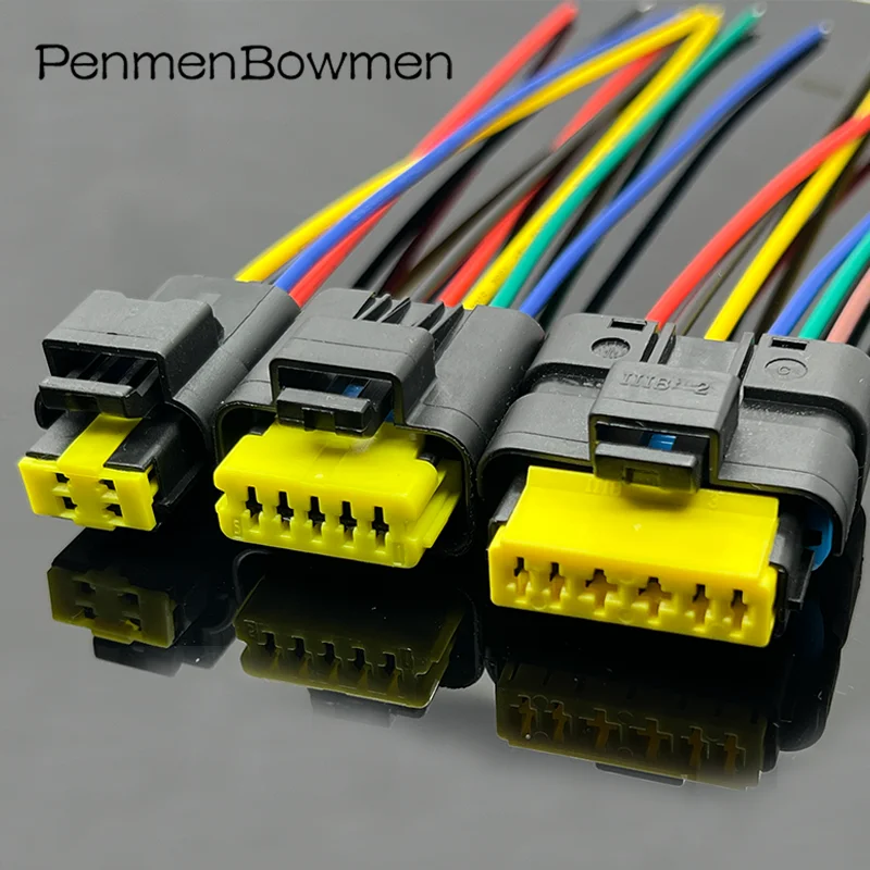 Connecteur De Faisceau De Câbles - Prise électrique - 4 Broches Mâles - Compatible Avec