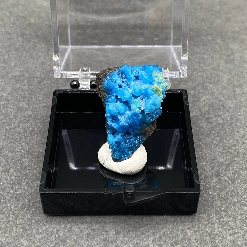 100%  Natural Allophane Mineral Specimens Stones and Crystals Healing Crystal   +Box size:35*35*35 mm