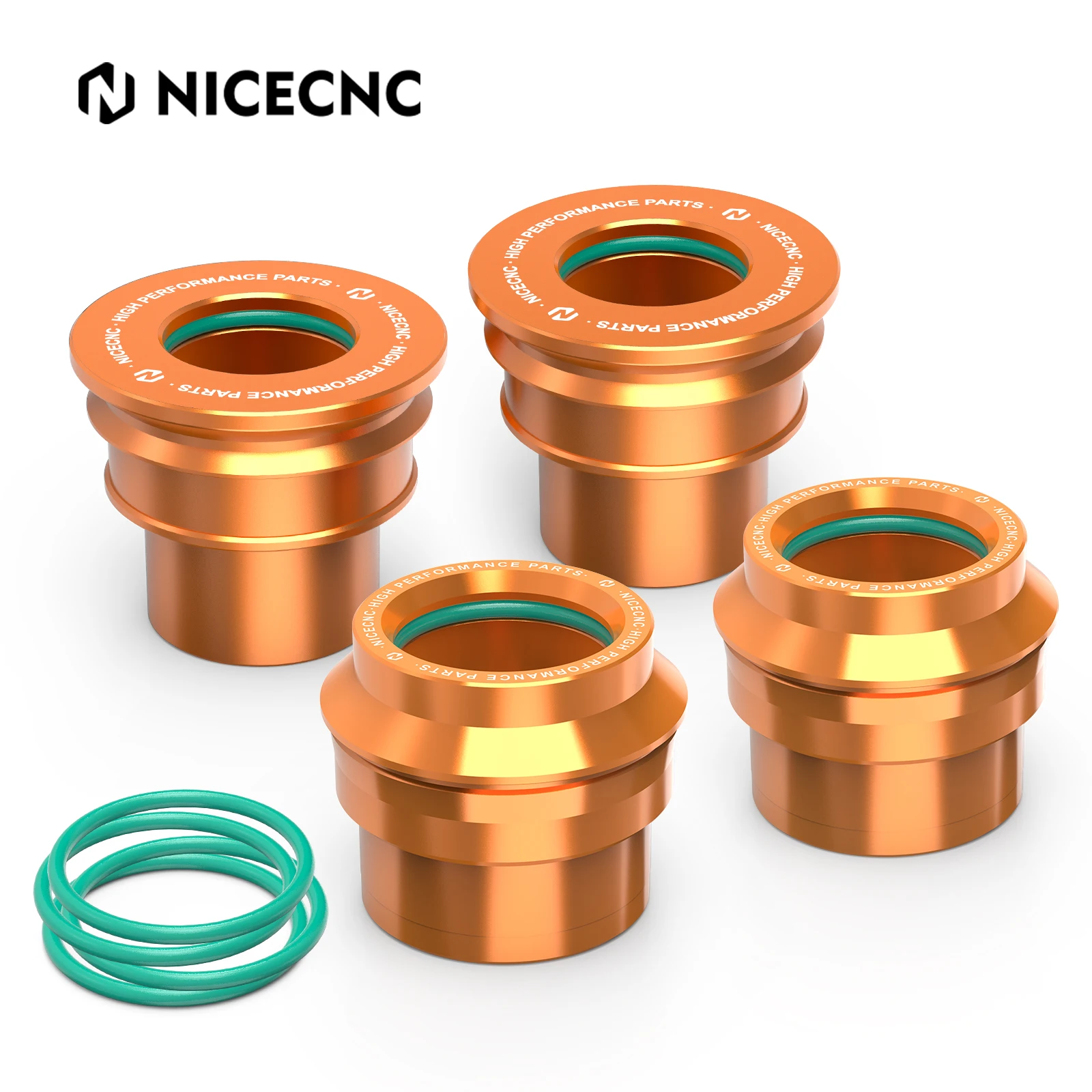 NICECNC Für KTM EXC 300 EXC 250 EXCF 350 EXC 450 XCW 300 XCF-W 450 500 2017-2023 20 mm 22 mm Vorder- und Hinterradabstandshalter Nabenhalsbänder – Detail 8