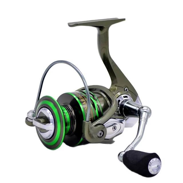 CAMEKOON Lightweight Fishing Reels Green 5.2:1/4.9:1 Gear Ratio