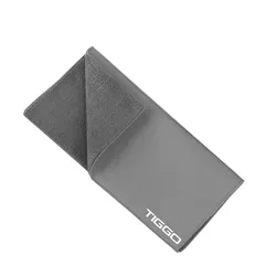 Premium Hemming Car Care Detailing Towel - Ultra - Absorbent Cleaning & Drying Cloth - 30cmX60cm (Gray TIGGO)