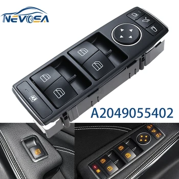 NEVOSA Power Window Switch For Mercedes Benz W212 W204 W117 W176 W156 X204 Benz C E Class S212 C250 A2049055302 A2049055402 1