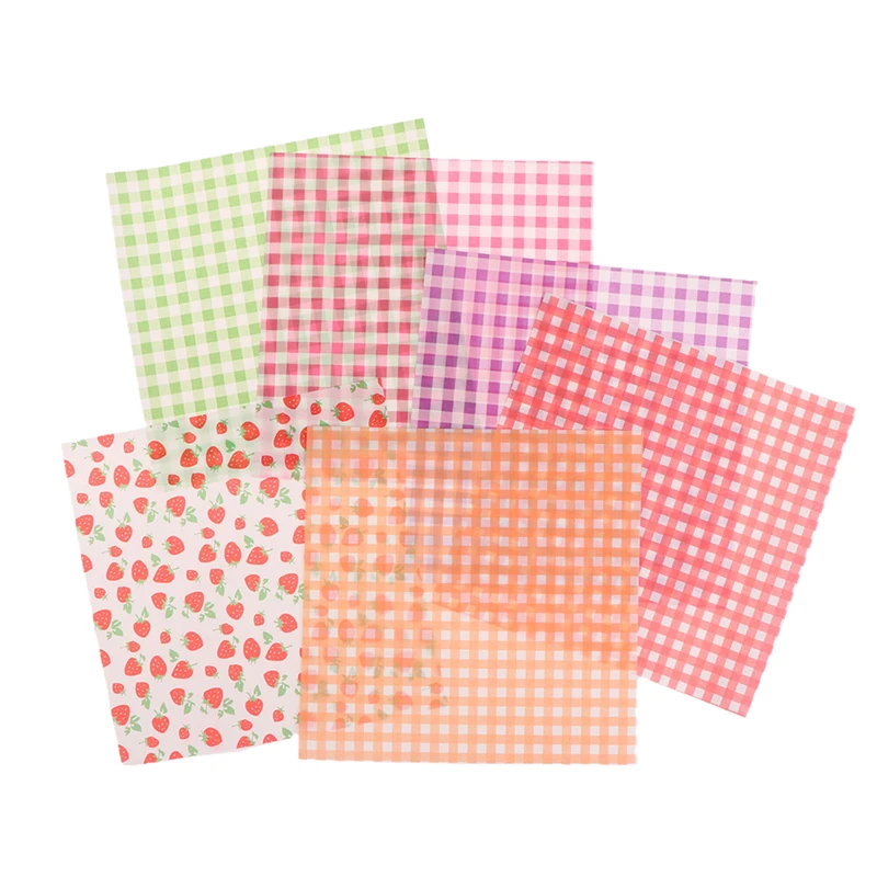 100-Pack Oil-Proof Waxed Food Paper for Sandwiches, Burgers, and Pastries