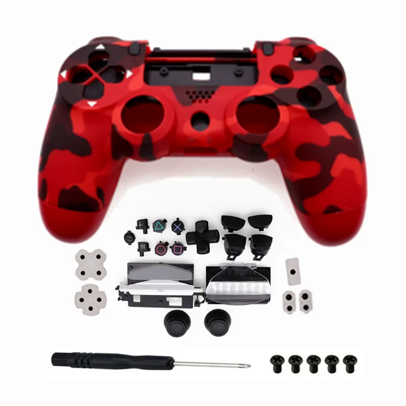 Für PS4 5,0 JDS 055 JDM-050 JDM-055 JDS 050 Mod Kit DIY Reparatur Spiel Controller Full Gehäuse Fall Shell Tasten ersatz Abdeckung – Detail 5