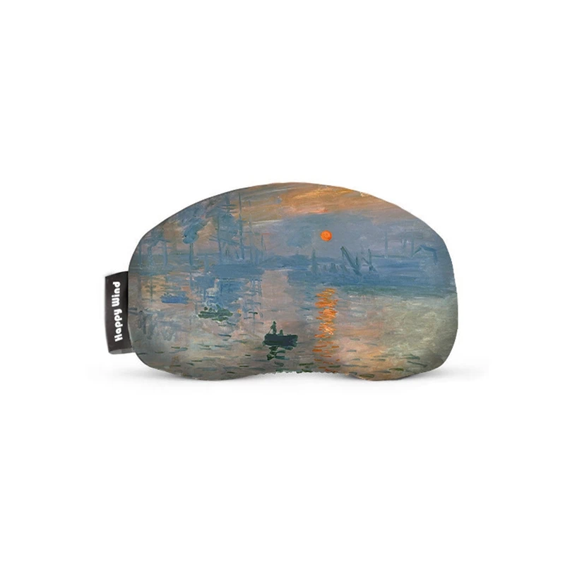 Sublimation Soft Bag Famous Pattern Goggle Lens Cover Full Color Printing Stretchy Snowboard Goggles Protective Cover 5