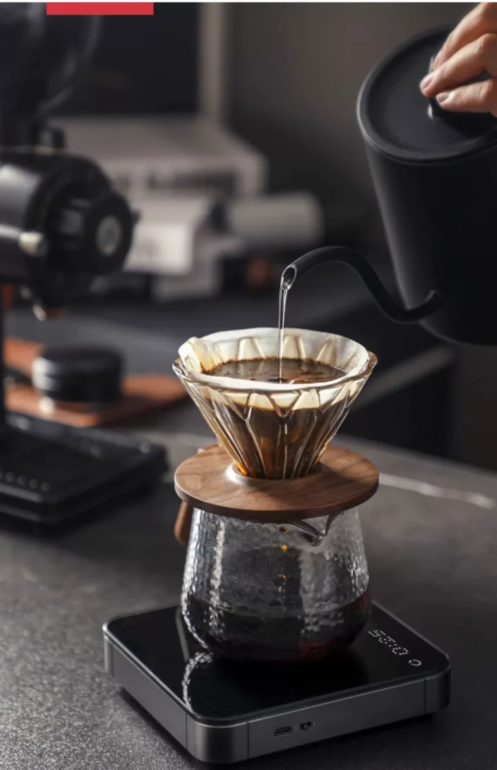 HERO Coffee Electronic Scales 2.0 Pour Coffee Electronic Drip Coffees Scale With Timer 2kg/0.1g LED Smart Kitchen Scale