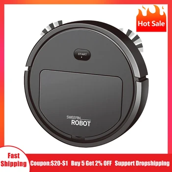 New Sweeping Robot Vacuum Cleaner Mopping 3 In 1 Smart Wireless 1500Pa Dragging Cleaning Sweep Floor For Home Office Clean 1