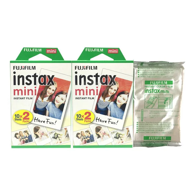 thumbnail image 2 of 20 Sheets Instant Film For Mini Cameras - Compatible With Mini 12, 11, 9, 8, 7+ & More 2 of 12