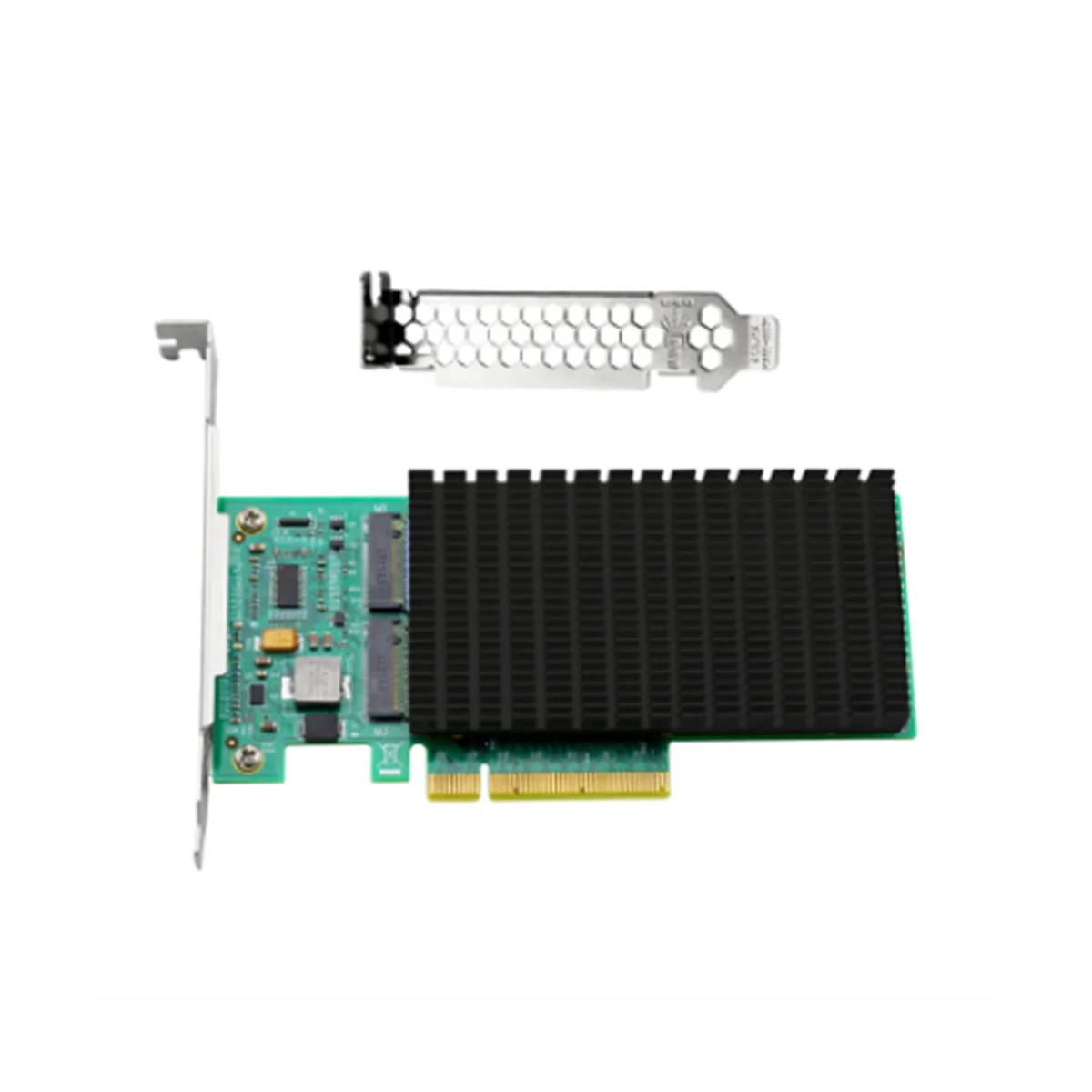 

ANM02PE08 NVMe Controller PCIe To M.2 Dual Port with Heatsink ( Not with SSD