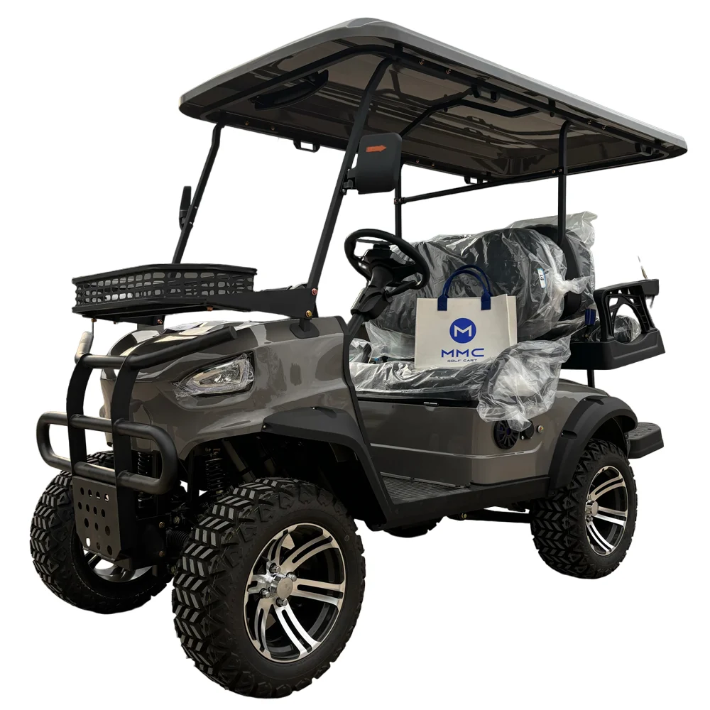 China Factory Price Street Legal Golf Cart 48V/5kw 45mph Speed Strong Power 6 Seater Off-Road Electric Golf Cart