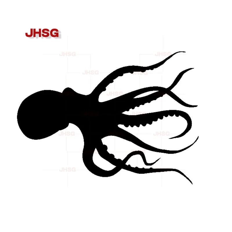 

Premium Endless Travel Octopus Vinyl Decals Beautiful Black/White Car Stickers Auto Parts Waterproof Sun Protection Hot Selling