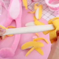 Cute Fruit Squishy Stress Balls Fidget Sensory Toy Squeeze Stress Relief Hand Toy Anti-Anxiety Banana Stretchy Slow Rising Toy - Image 4
