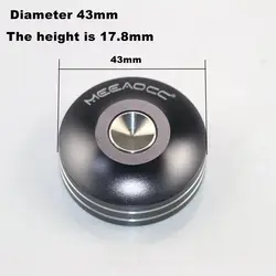 Premium Hi - Fi Speaker Shock Absorbing Foot Pads - Solid Stainless Steel and Aluminum Alloy (1PCS)