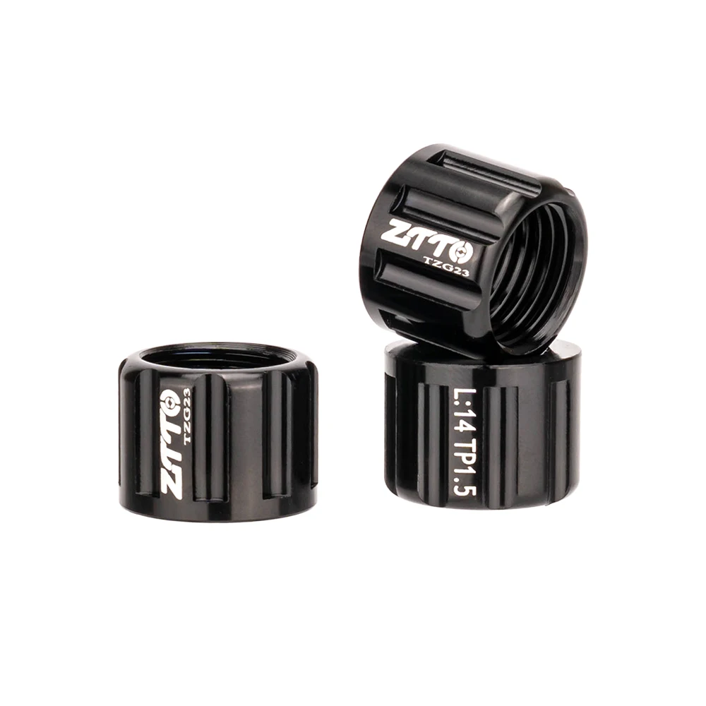 ZTTO Bicycle Thru Axle Nut M12 M15 Bike Wheel Thread Axle Nuts