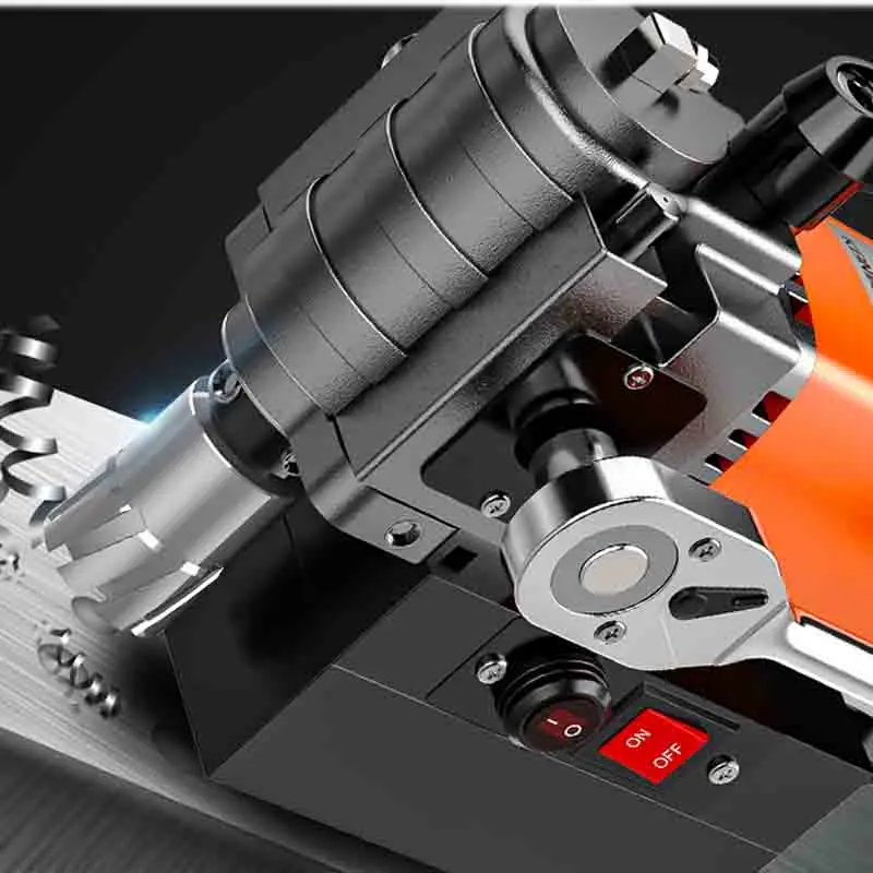 Magnetic Base Drill Iron Suction  High Altitude Drilling Machine Horizontal Benc