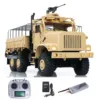 CROSSRC 1/12 Scale RTR TC6 Vehicle Radio Control Painted Finished Military Truck 6WD Light Sound Smoke 2 Speed Transmission 2