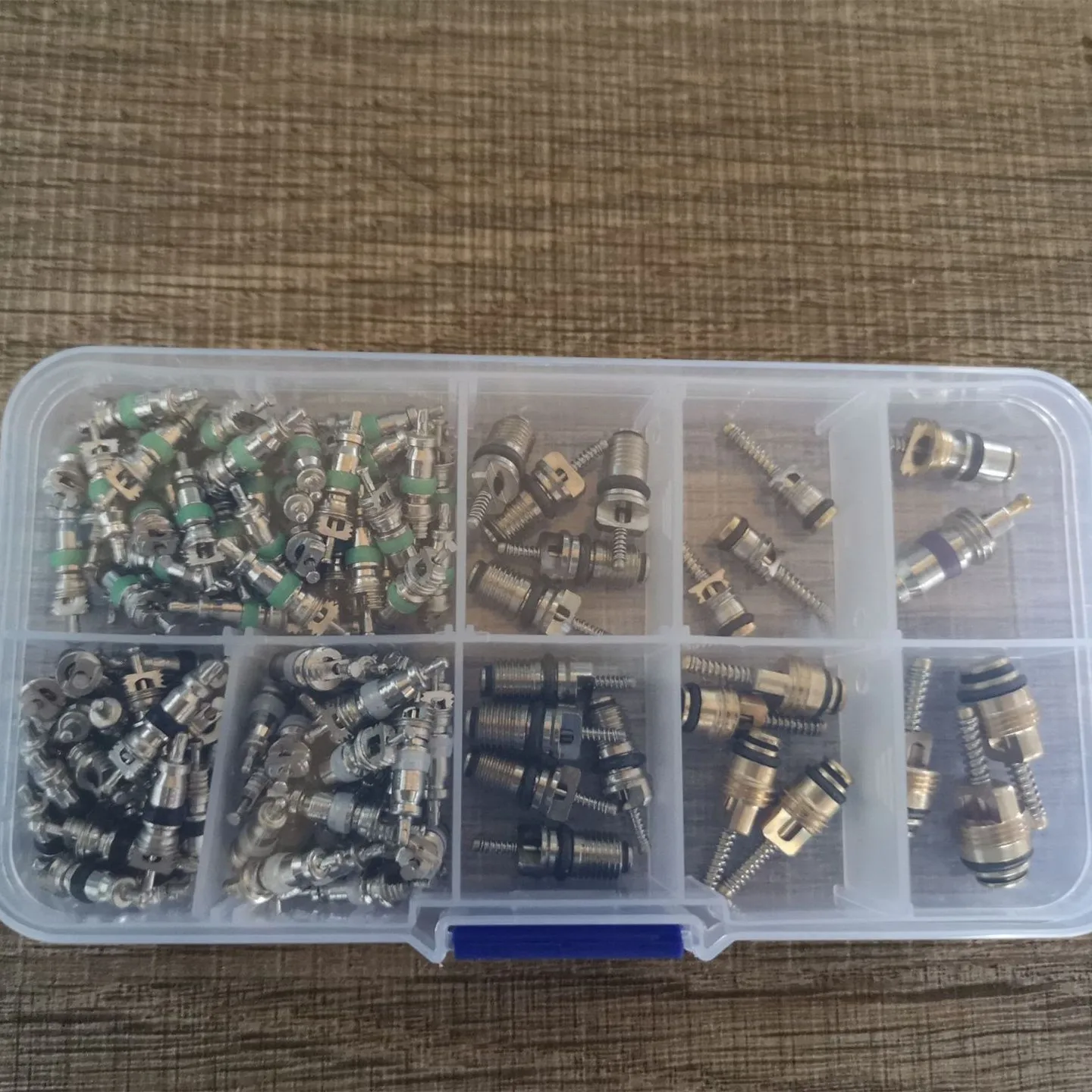 134Pcs Car Air Conditioner Valve Core R12 R134a Automotive Air Conditioning Refrigeration Tire Valve Stem
